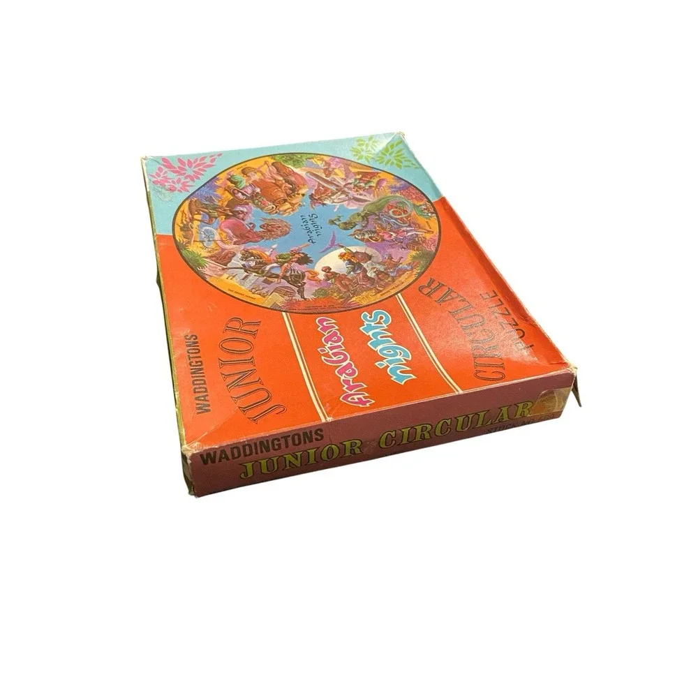 Vintage 1971 Waddingtons Junior Arabian Nights Circular Puzzle 150 Pc